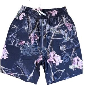 Civil Regime‎ Mens Core Cargo Rave Shorts Bankai Camo Purple Black Large